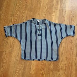 Forever 21 Split Neck Popover Top